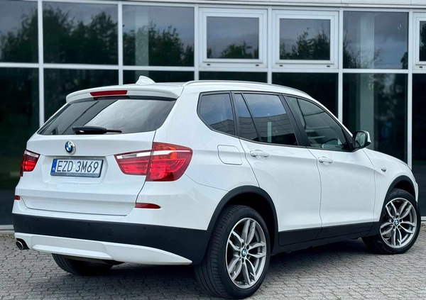 BMW X3 cena 72900 przebieg: 139000, rok produkcji 2014 z Torzym małe 781